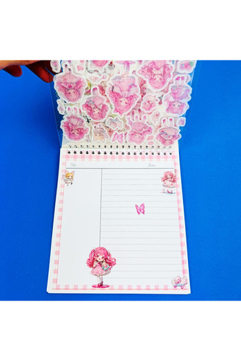 hediyeofisi Chibi Girls Sticker Book