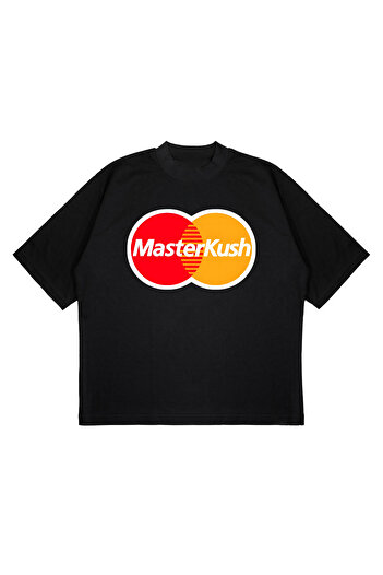 CC STORE MASTER KUSH DESIGN OVERSIZE BLACK T-SHIRT