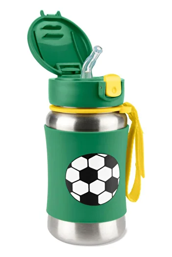 Skip Hop Stainless Steel Straw Drinker Football