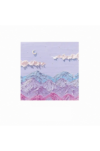 GUGUK Purple Nature View Themed Colorful Note Set (Ggk-Mc048)