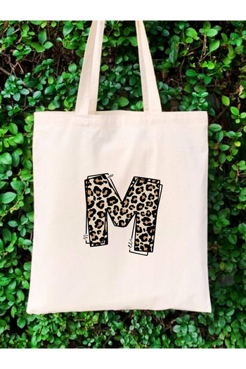 Cemira Unisex Y2K Leopard Tote Bag - Pinterest Retro Tote Bag