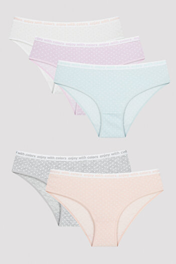 Penti Girls' Enjoy 5 Pack Slip Panties