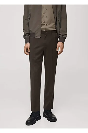 MANGO Man Coolmax ®   Slim Fit Comfort Stretch Fabric Pants