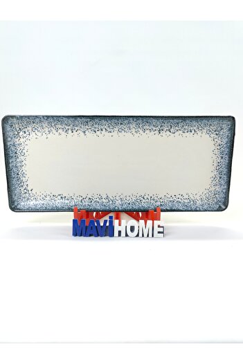 Kütahya Porselen Moderna Series - 35X15 cm Patterned Chicken World Plate