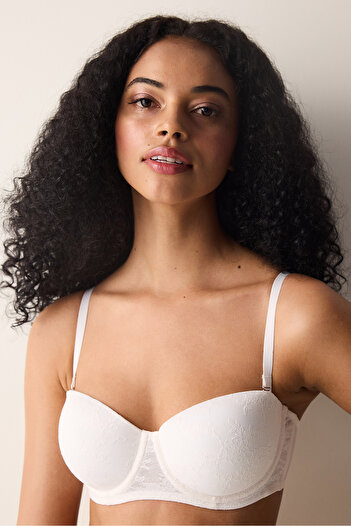 Penti Bloom Lace Lace Λευκό σουτιέν