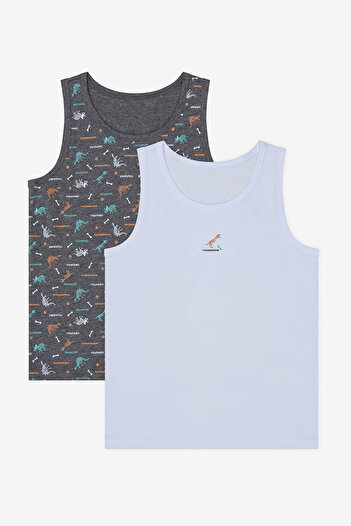 Penti Big Dino 2-Piece Colorful Undershirt Set for Boy