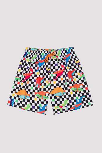 Penti Dinosaur Printed Swimsuit for Boys - Multicolored