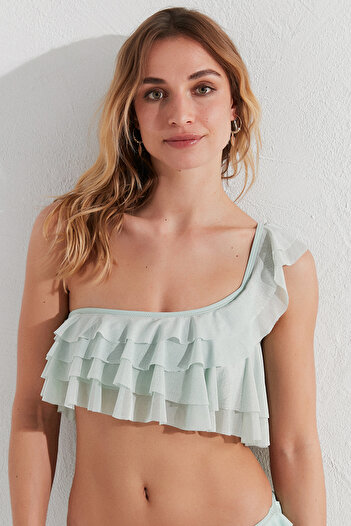 Penti Μπλουζάκι μπικίνι με έναν ώμο Mint Green Marie