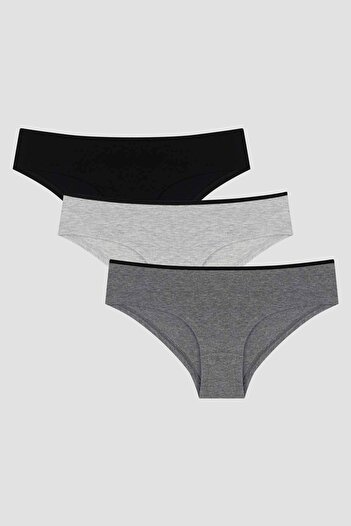 Penti Chiloți hipster Black Tones, pachet de 3