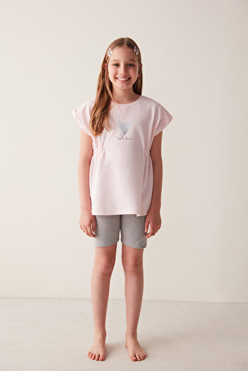 Penti Kız Çocuk Love To Shine 2 Li Pijama Takımı