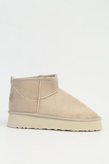 Benetton ®   Beige Women's Boots Bn-50142
