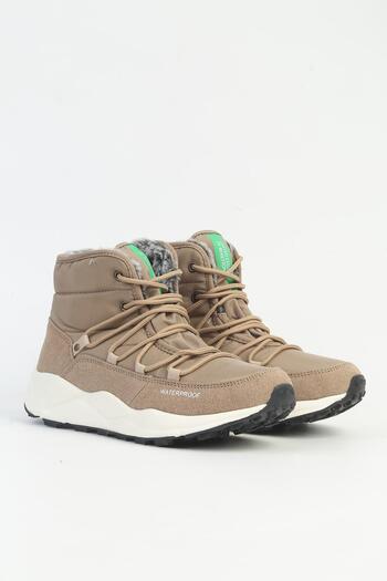 Benetton Beige Waterproof Women's Boots - Imported Bni-11156