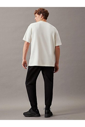 Calvin Klein Men's Black MONOLOGO HWK Sweatpants