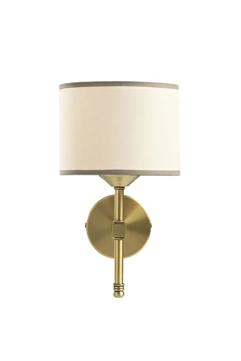 Tel Lighting Antique Yellow Sconce with Lampshade Hat
