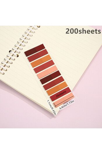 Mansura 200 Sheets Post-It Adhesive Note Paper - Index Sticker Index