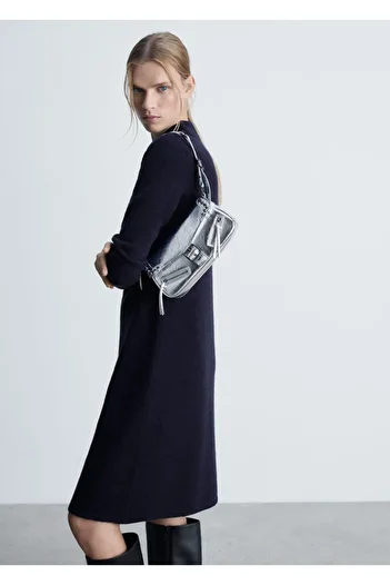 MANGO Woman Knitted Midi Dress