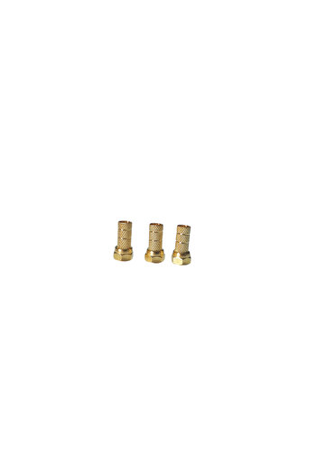 Vwin 15 Metre Anten Kablosu + 1/2 Splitter (Uydu Bölücü) + 3 Gold F + 1 Adet L Tipi Konnektör