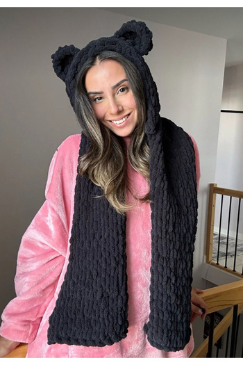 AidaAstrid Puffy Beanie Ski and Snowboard Balaclava - Snow Mask Hat