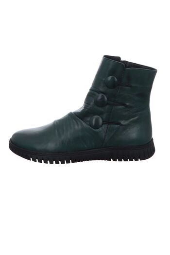 İNZE AYAKKABI Green Genuine Leather Boots - Model Name: Spain
