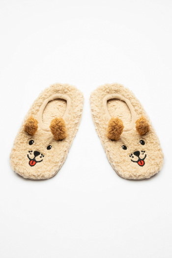 Penti Boy's Cute Teddy Bear Patterned Booties Socks