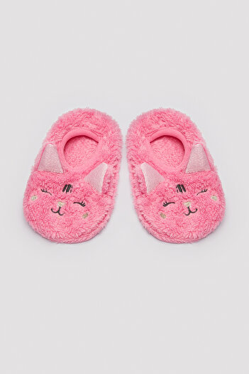 Penti Girl's Pink Cat Booties