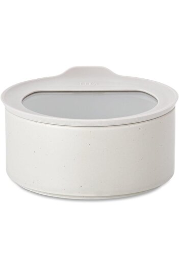 STOREMAX Snshop Fi̇ka One Ceramic Storage Container Ice White 200 ml D-Neone020-01 467437