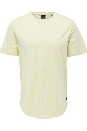 Only & Sons Onsmatt Yellow Longy Ss Tee - Noos