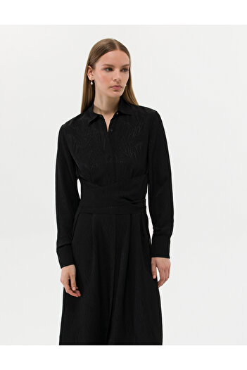 Pierre Cardin Black Long Sleeve Dress 50269308 -Vr046