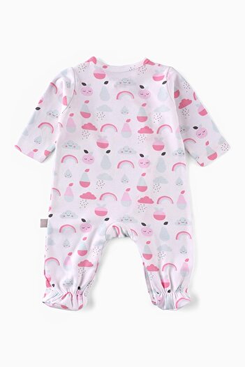 Boumini Colorful Fruit Patterned Baby Romper - with Booties