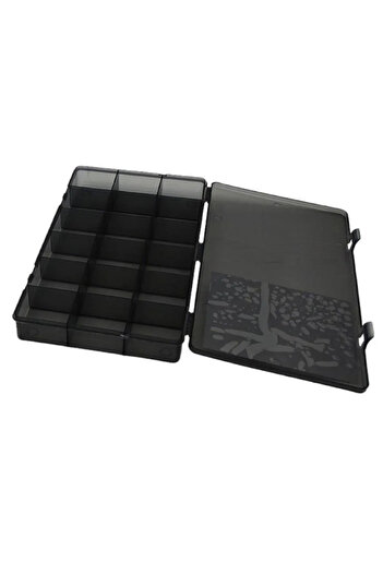 BilfolD Lova 18 Compartments Plastic Jewelry Organizer Box 25X15X3 cm Turk-Lv-148
