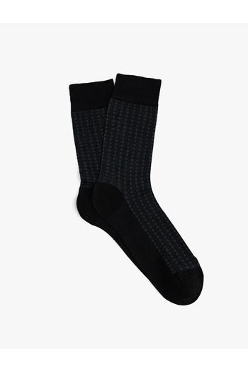 Koton Viscose Patterned Bamboo Socks - Blended