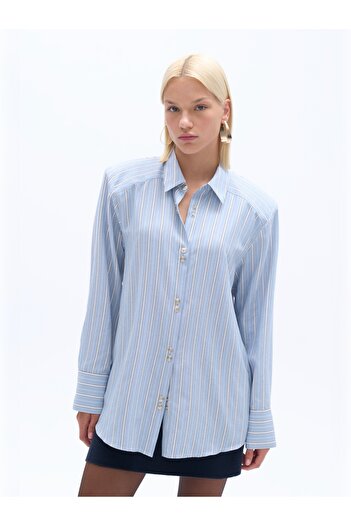 Nocturne Padded Striped Shirt