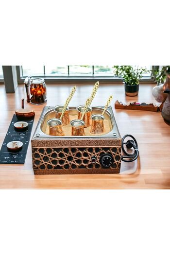 Ardıç Endüstriyel Traditional Turkish Sand Coffee Machine - Home Type Sand Coffee Machine - Copper Sand Coffee Machine