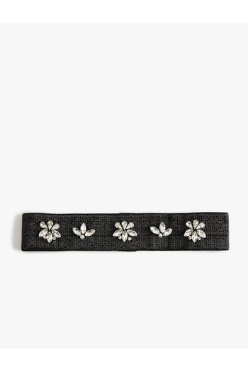 Koton Rubber Hair Band with Stone Detail