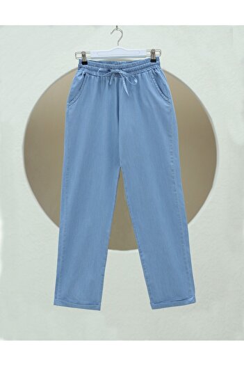 Modamorfo Double Leg Washed Soft Jeans - Ice Blue