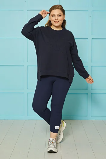 Büyük Moda BASIC ROUND NECK SWEATSHIRT