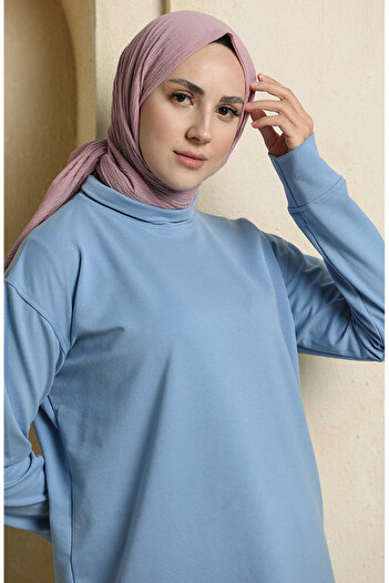 sefamerve Mio Shawl 1058-20 - Dried Rose Design