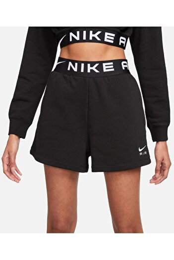 Nike Sportswear Air Fleece Kadın Siyah Şort