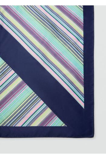 MANGO Woman Patterned Satin Scarf