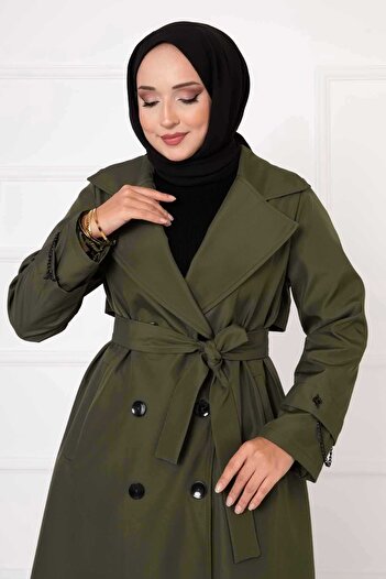 EBRUTESETTÜR Lined Chain Trench - Accessory Detailed