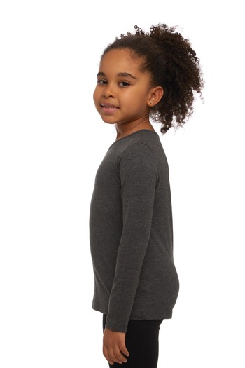 LOVETTI Ανθρακί μακρυμάνικο Lycra Seasonal girl's T-shirt