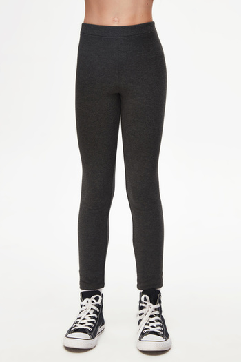 LOVETTI Anthracite Basic Winter leggings for Girls