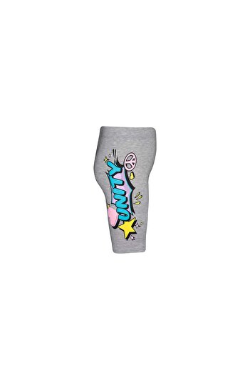 LOVETTI Unity Printed Gray Girl's Cycling Shorts