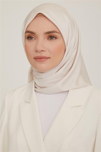 Armine Ecru Twill Plain Scarf - 768