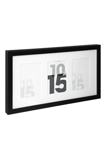 Atmosphera 3-Picture Eva Wall Mounted Decorative Photo Frame 10 x 15cm