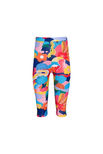 LOVETTI Sunny Garden Girl's Patterned Knee Length Leggings Capri