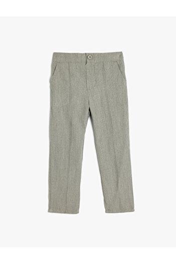 Koton Chino Trousers Pocket Detailed Slim Fit