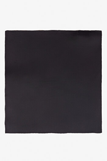 ALTINYILDIZ CLASSICS Men's Black Silk Handkerchief