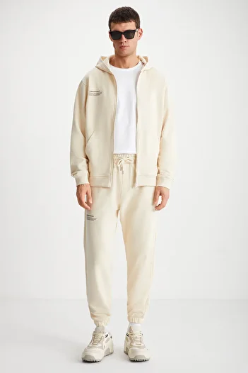 GRIMELANGE Ανδρικό κανονικό Soft Vanilla Sweat παντελόνι JANDER