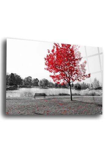 indispensablely Red Tree Glass Table |   Gift, Decorative, Office, Kitchen